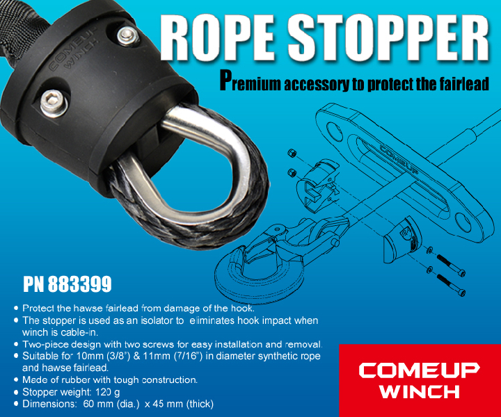 Rope Stopper - COMEUP INDUSTRIES INC.